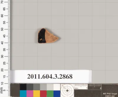 Terracotta fragment of an undetermined shape