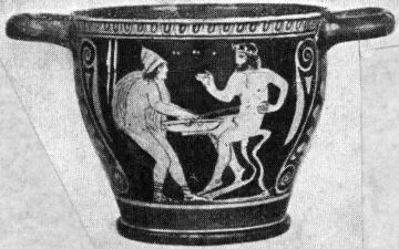 SKYPHOS (ATHENIAN, RED-FIGURE)