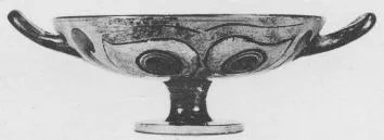 CUP A (ATHENIAN, BLACK-FIGURE)