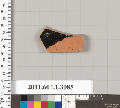 Terracotta fragment of a kylix (drinking cup)