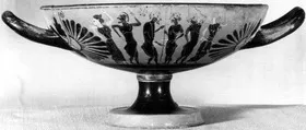 CUP A (ATHENIAN, BLACK-FIGURE)