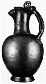 OINOCHOE (ETRUSCAN, BUCCHERO)