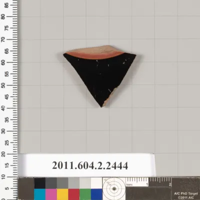 Terracotta fragment of a plate?