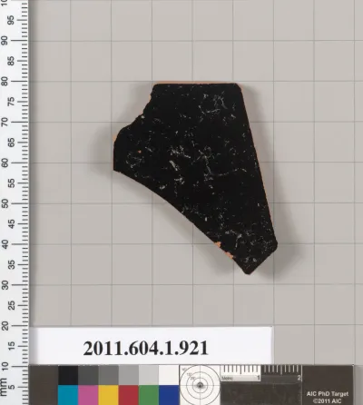 Terracotta fragment of a stemless cup or plate?