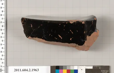 Terracotta fragment of a bell-krater (bowl for mixing wine and water)