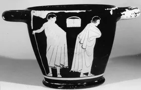 SKYPHOS (ATHENIAN, RED-FIGURE)