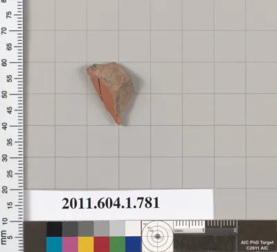 Terracotta fragment of a kylix (drinking cup)