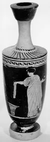 LEKYTHOS (ATHENIAN, RED-FIGURE)