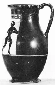 OINOCHOE (ATHENIAN, BLACK-FIGURE)