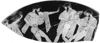 CUP, FRAGMENTS (ATHENIAN, RED-FIGURE)