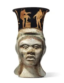 FIGURE VASE (ATHENIAN, RED-FIGURE)