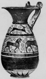 OLPE (ITALO-CORINTHIAN, BLACK-FIGURE)