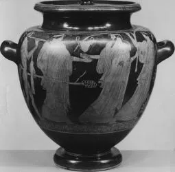 STAMNOS (ATHENIAN, RED-FIGURE)