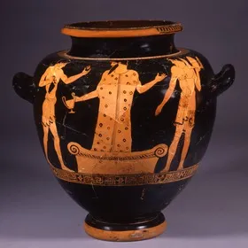 STAMNOS (ATHENIAN, RED-FIGURE)