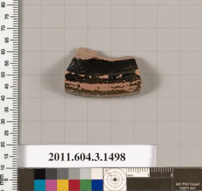 Terracotta fragment of a skyphos (deep drinking cup)