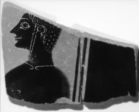 AMPHORA, BELLY, TYPE B, FRAGMENT (ATHENIAN, BLACK-FIGURE)