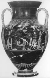 AMPHORA, BELLY, TYPE A (ATHENIAN, BLACK-FIGURE)