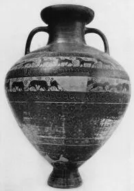 AMPHORA, BELLY (ETRUSCO-CORINTHIAN, BLACK-FIGURE)