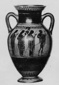 AMPHORA, BELLY, TYPE B (ATHENIAN, BLACK-FIGURE)