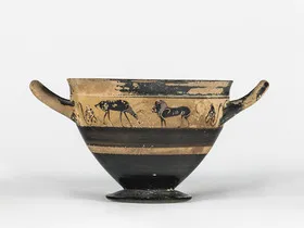 CUP SKYPHOS (ATHENIAN, BLACK-FIGURE)