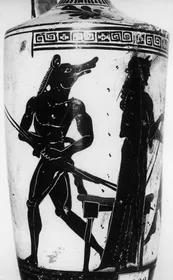 LEKYTHOS (ATHENIAN, BLACK-FIGURE)