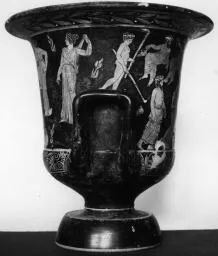 KRATER, CALYX (ATHENIAN, RED-FIGURE)