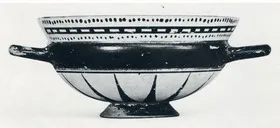 CUP (LACONIAN, BLACK PATTERN)