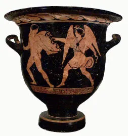 KRATER, BELL (SOUTH ITALIAN, APULIAN, RED-FIGURE)