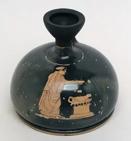 LEKYTHOS, SQUAT (ATHENIAN, RED-FIGURE)