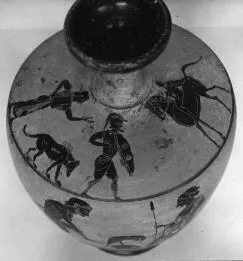 LEKYTHOS (ATHENIAN, BLACK-FIGURE)