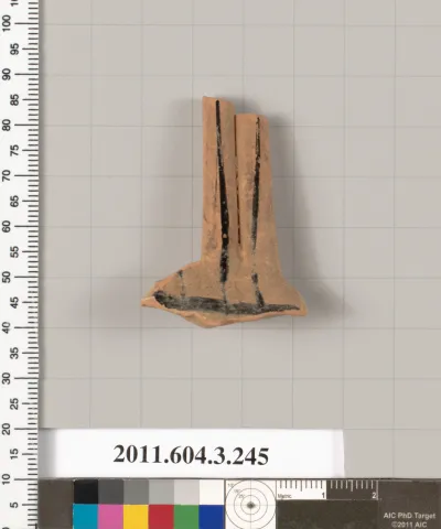 Terracotta fragment of an oinochoe (jug)