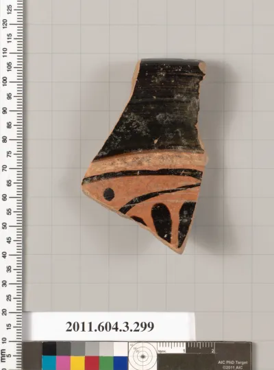 Terracotta fragment of a neck-amphora (jar)