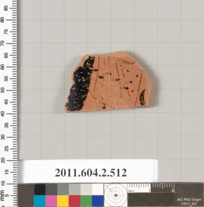 Terracotta fragment of a column-krater (bowl for mixing wine and water)