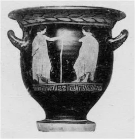 KRATER, BELL (ATHENIAN, RED-FIGURE)