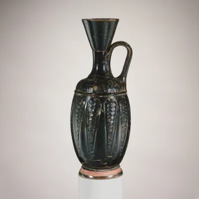 Terracotta lekythos (oil flask)