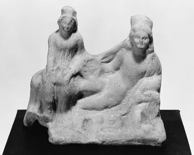 Statuette of a Banqueting Couple