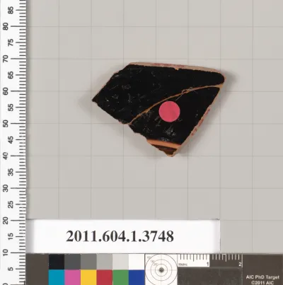 Terracotta fragment of a kylix (drinking cup)