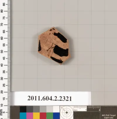 Terracotta fragment of a skyphos (deep drinking cup)