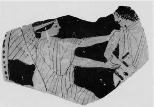 KRATER, COLUMN, FRAGMENT (ATHENIAN, RED-FIGURE)