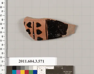 Terracotta fragment of a column-krater (bowl for mixing wine and water)