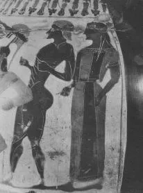 AMPHORA, BELLY, TYPE A (ATHENIAN, BLACK-FIGURE)