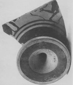 CUP B, FRAGMENT (ATHENIAN, BLACK-FIGURE)