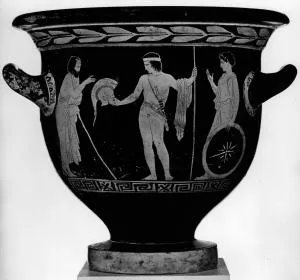 KRATER, BELL (ATHENIAN, RED-FIGURE)