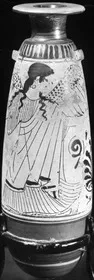 ALABASTRON (ATHENIAN, RED-FIGURE)