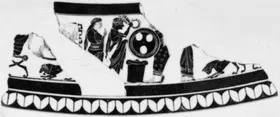 PYXIS, FRAGMENTS (ATHENIAN, BLACK-FIGURE)