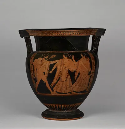 Attic Red-Figure Column Krater