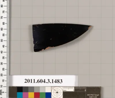 Terracotta rim fragment of a skyphos (deep drinking cup)