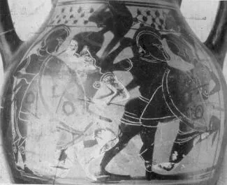 AMPHORA, BELLY, TYPE B (ATHENIAN, BLACK-FIGURE)