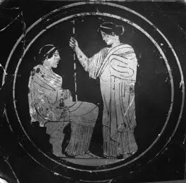 CUP, STEMLESS (ATHENIAN, RED-FIGURE)