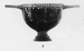 SKYPHOS (SOUTH ITALIAN, GNATHIAN, BLACK GLAZE)